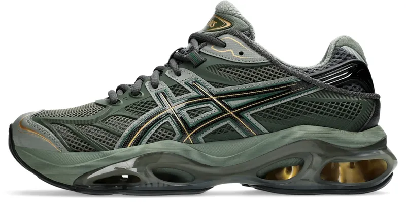 ASICS GEL-KINETIC 2.0 “Obsidian Grey / Olive Canvas” (1203A678-025)