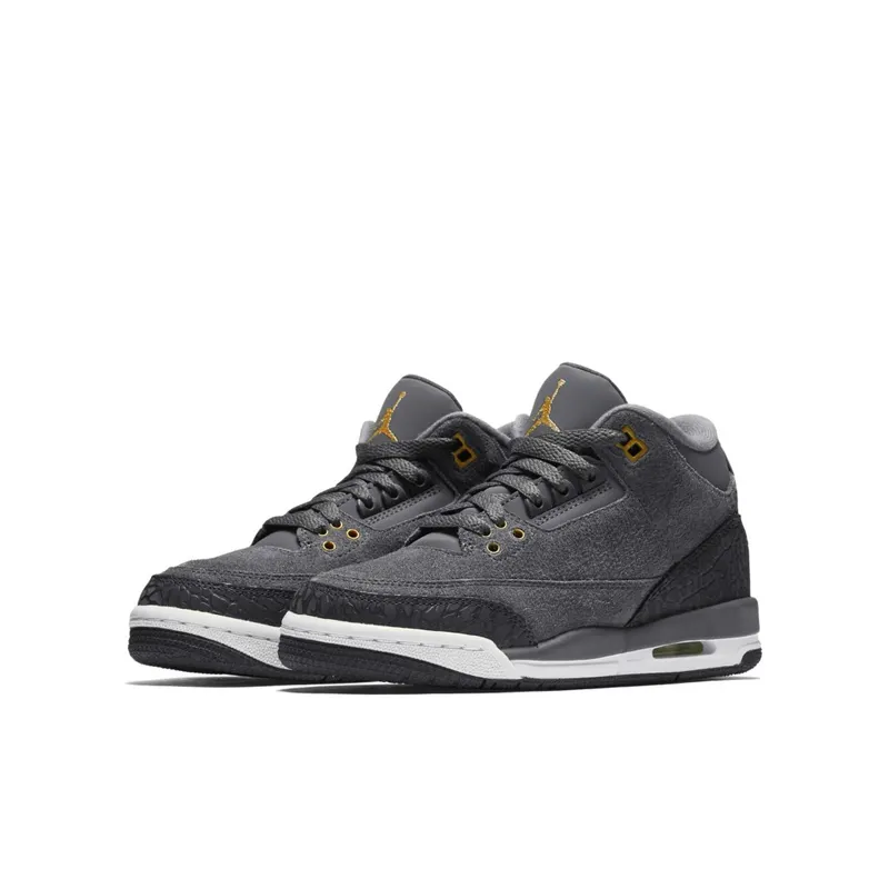 Jordan 3 Retro Anthracite (GS) Anthracite/Metallic Red Bronze-White-Dark Grey (441140-035)