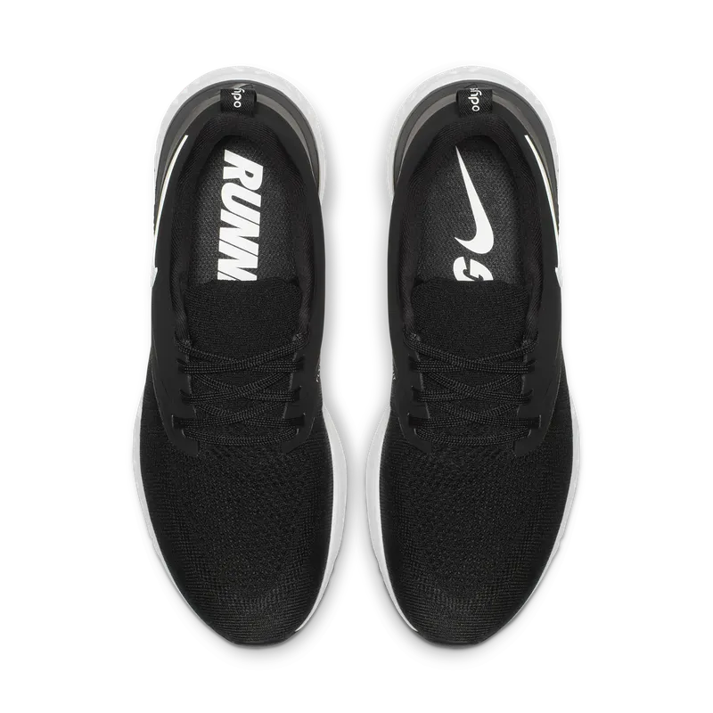 Nike  Odyssey React 2 Flyknit Black White (W) Black/White (AH1016-010)