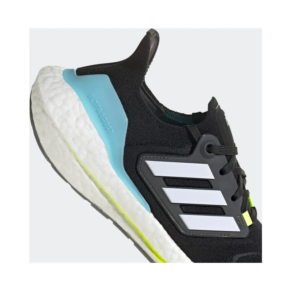 Adidas ULTRABOOST 22 Shoes Core Black / Cloud White / Solar Yellow (GX6658)