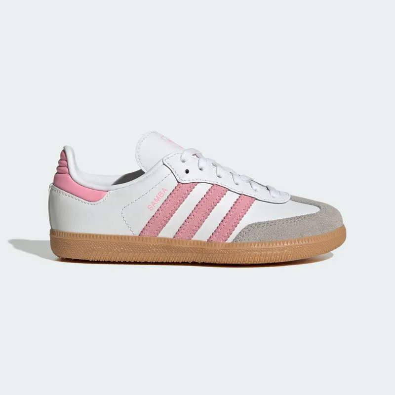 Adidas SAMBA OG Shoes Cloud White / Light Pink / Gum (JQ2024)