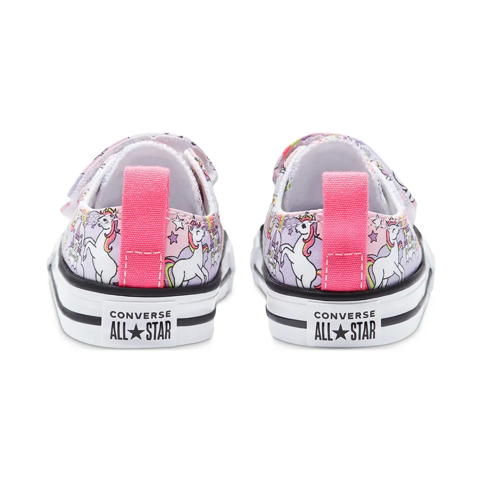 Converse Toddler Neon Unicorn Easy-On Chuck Taylor All Star Low Top Pink Foam/multi/white (769108C)