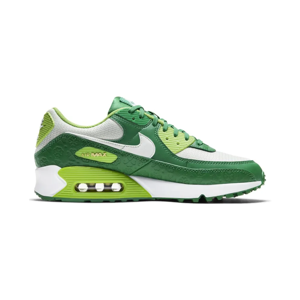 Nike Air Max 90 St Patricks Day (2021) – “White / Green-gold” (DD8555-300)