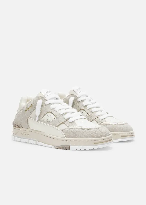 Axel Arigato Area Lo Fluffy Sneaker “Beige,Beige” (F2298001)