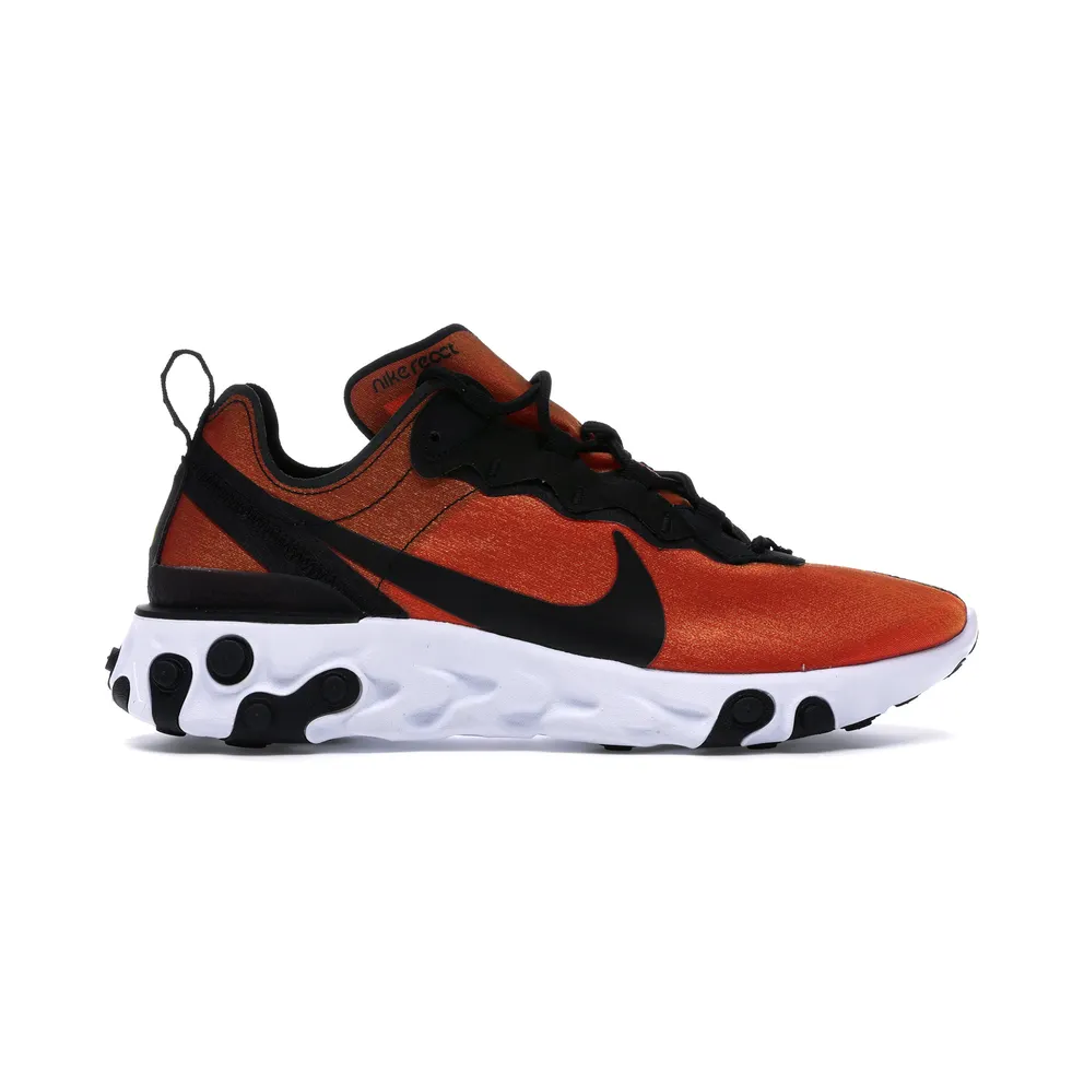 Nike React Element 55 PRM Sunrise Black/Black-Tour Yellow-White (BQ9241-001)