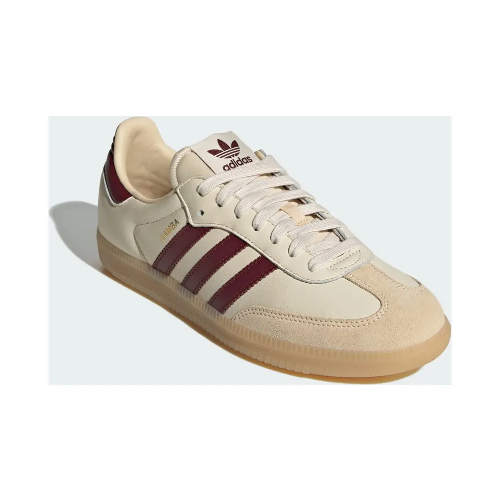Adidas Samba OG Wonder White / Shadow Red / Gum (JS3830)