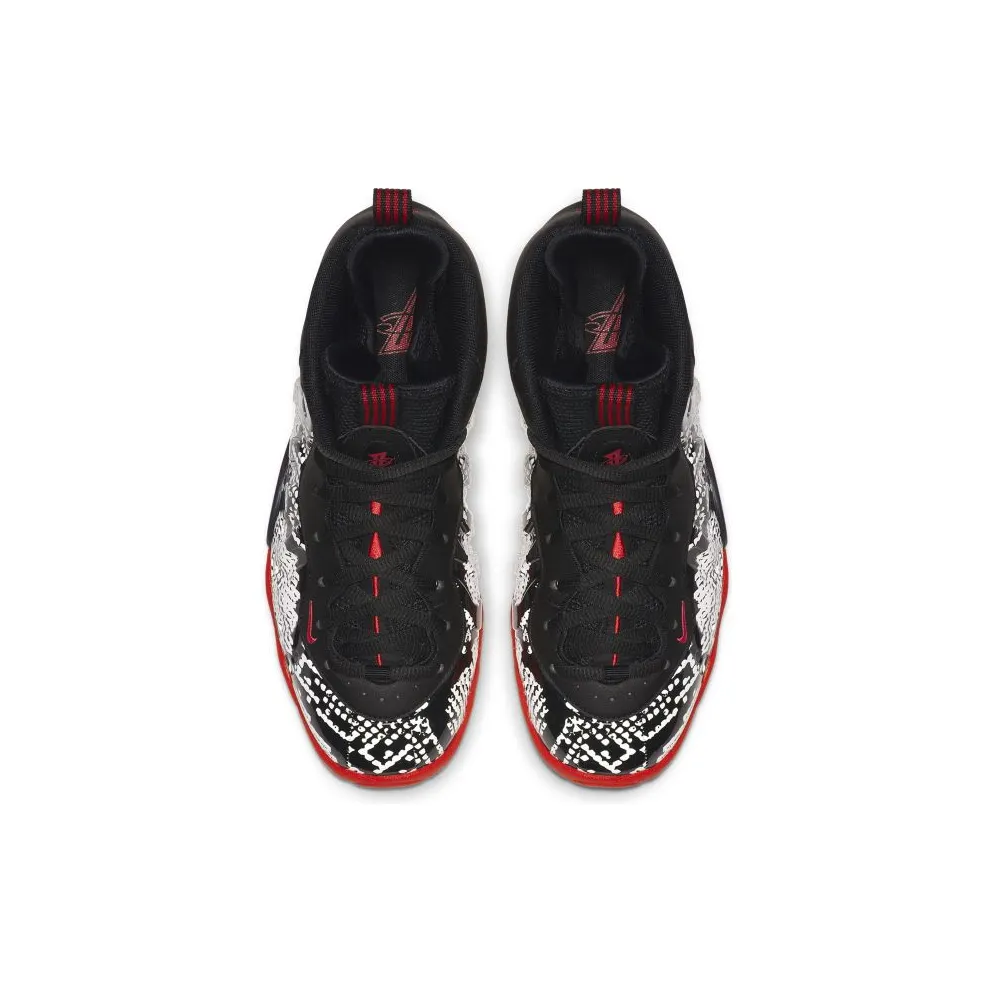Nike Air Foamposite One Albino Snakeskin (GS) Sail/Habanero Red-Black (644791-104)
