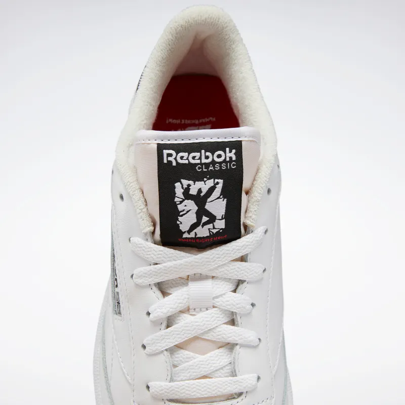 Reebok Human Rights Now! Club C 85 Shoes Cloud White / Chalk / Vector Red