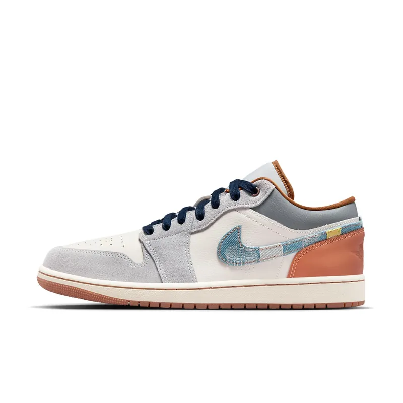 Jordan 1 Low SE Phantom Repaired Denim Swoosh (FZ5042-041)