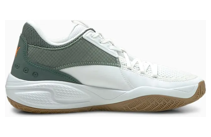Puma Court Rider Pop basketbalschoenen Oranje/Wit (376107-02)