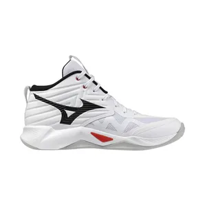 Mizuno Wave Momentum Pro Mid White Black Fiery Red (V1GA254559)