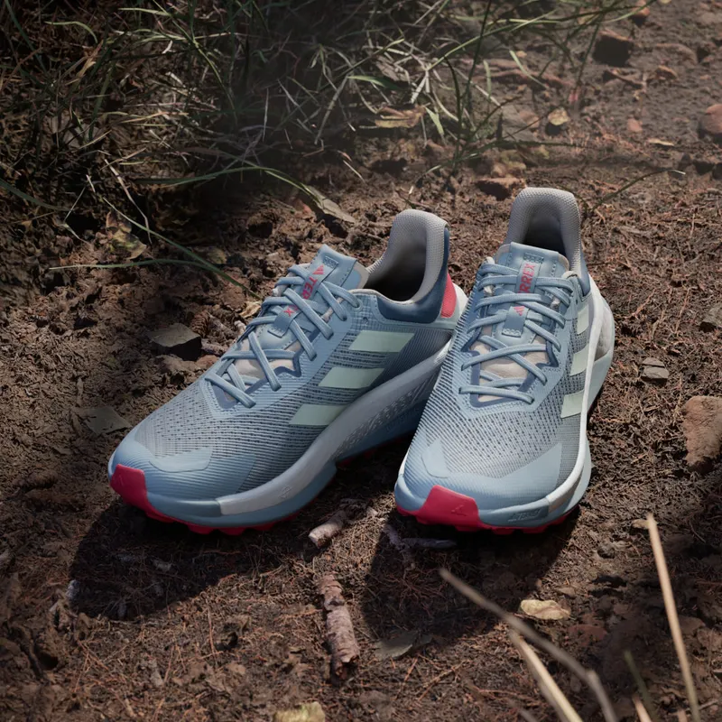 Adidas Terrex Soulstride Ultra Trail Running Magic Grey / Linen Green / Pure Ruby (IH3794)