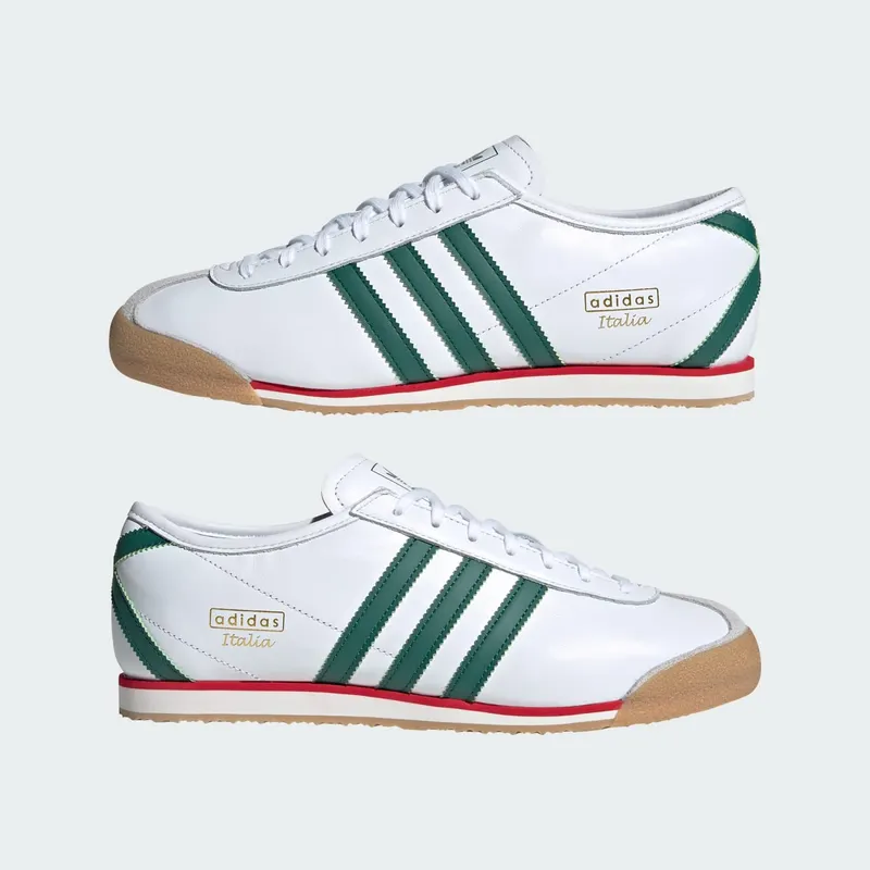 Adidas Italia 70s Cloud White / Collegiate Green / Gum (JS1325)
