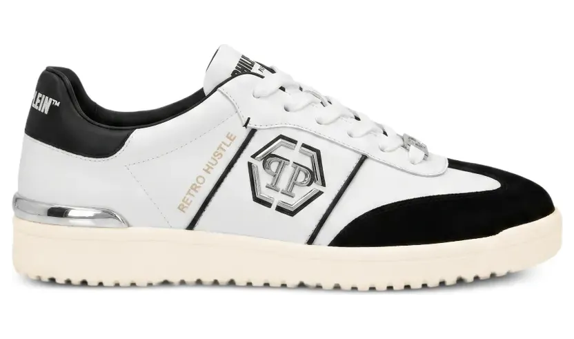 Philipp Plein low-top Retro Hustle bicolor “Grey” (AAFSUSC1062PLE022N)