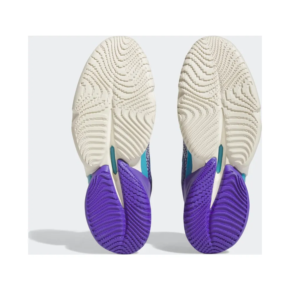 adidas D.O.N. Issue 4 Purple Rush / Off White / Clear Aqua (HR0710)