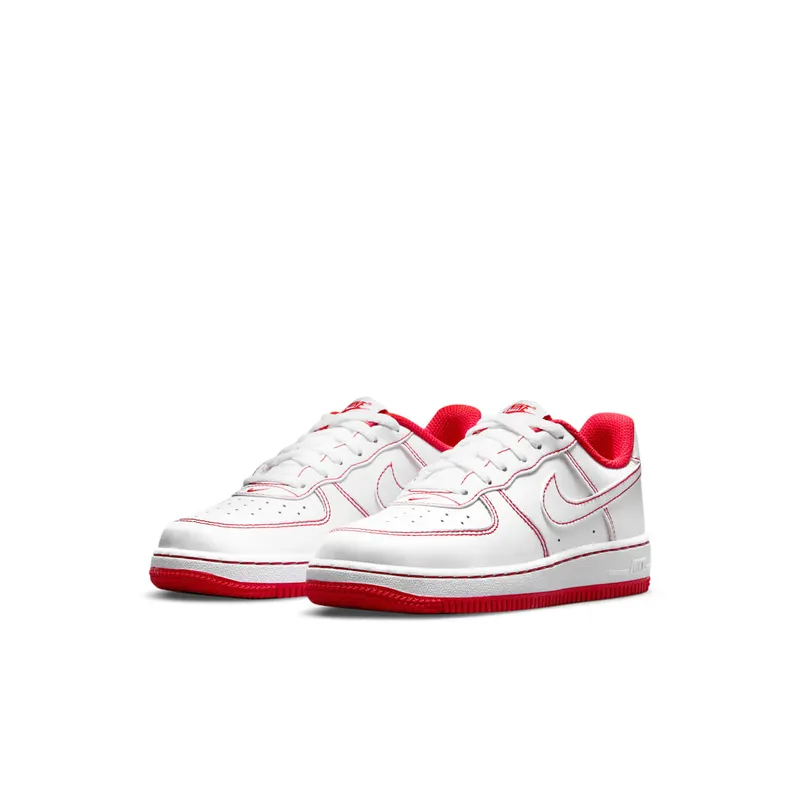 Nike Air Force 1 PS “Contrast Stitch – White University Red” (DC9672-100)