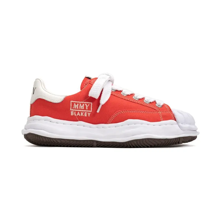 Maison Mihara Yasuhiro Blakey OG Sole Canvas Low Red (A08FW735)