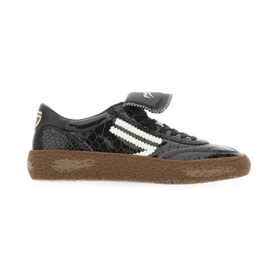Puraai Polly Tab crocodile-effect Polly Tab “Black” (PU405T008VIPER)