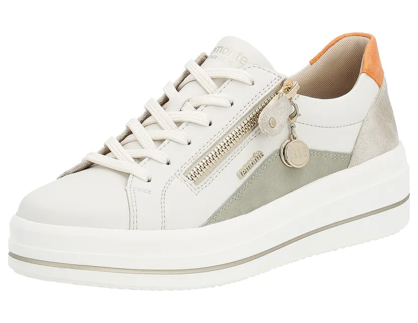 Rieker sneaker Grijs / Oranje / Zilver / Offwhite (868854)