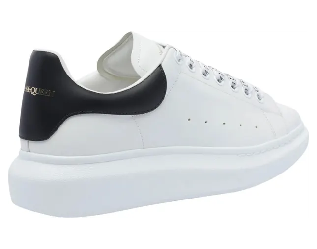 Alexander Mcqueen Oversized Leather Lace-up “White/Black” (553680 WIAIG 9061) (3)
