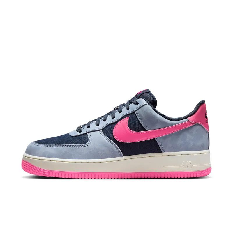 Nike Air Force 1 ’07 LX “Ashen Slate” (dark obsidian / pink blast) – FB8876-401