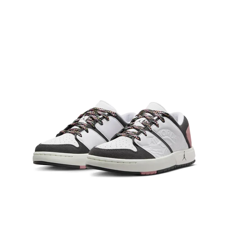 Jordan Nu Retro 1 Low White Red Stardust Saturn Gold Anthracite (FJ5734-101)