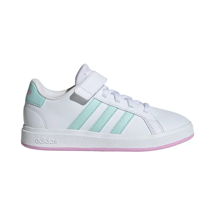 adidas Grand Court 2.0 Cloud White Semi Flash Aqua Bliss Lilac (ID7886)