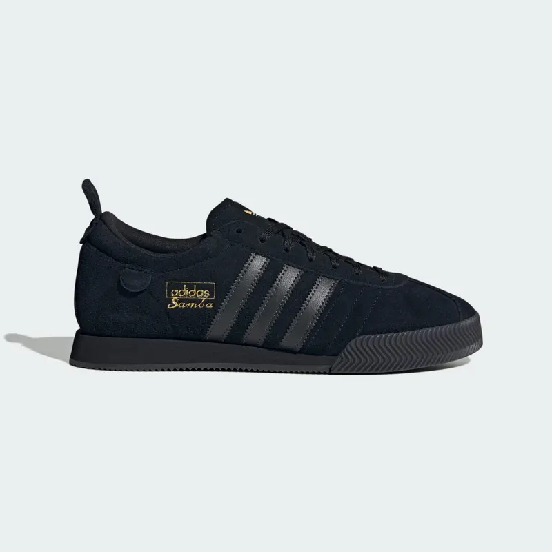 Adidas SAMBA 62 SUPER SHOES Core Black / Core Black / Gold Metallic (IH4378)