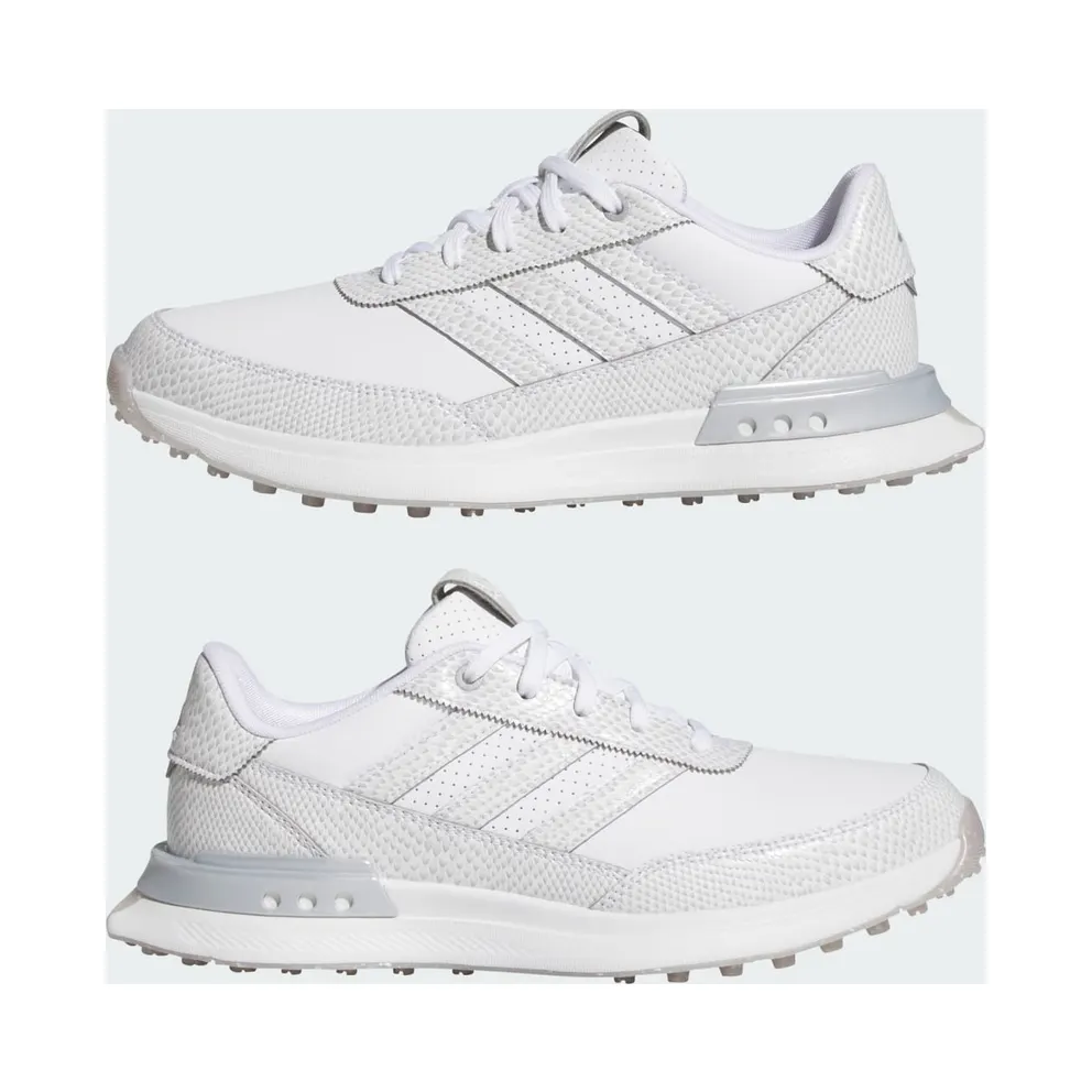 adidas S2G 24 Leather Spikeless Golf Cloud White Silver Metallic (JI4037)