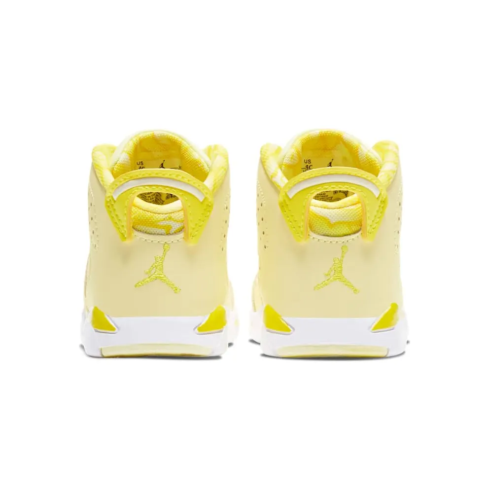 Jordan 6 Retro Dynamic Yellow Floral (TD) Citron Tint/Dynamic Yellow-Black-White (645127-800)