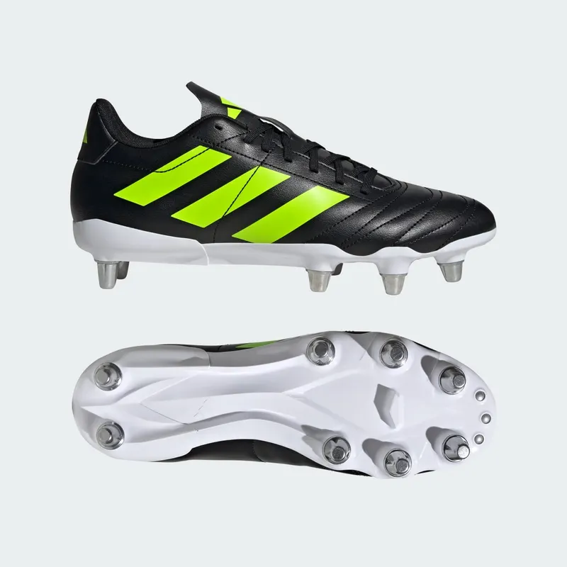 adidas Kakari SG Rugby Core Black Lucid Lemon Cloud White (JQ2333)