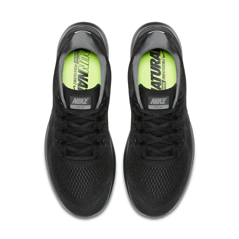 Nike Free RN 2017 Triple Black Black/White-Dark Grey-Anthracite (880839-003)