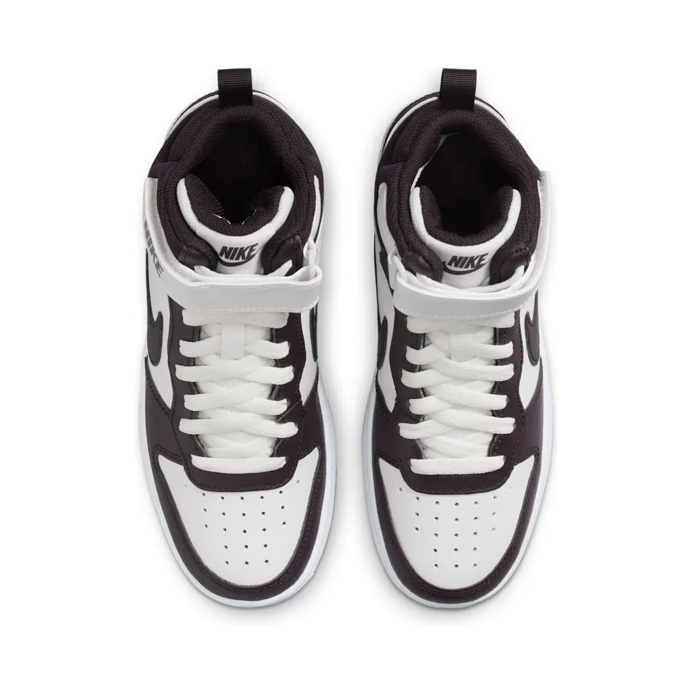 Nike Court Borough Mid 2 Sail White Burgundy Ash (CD7782-126)