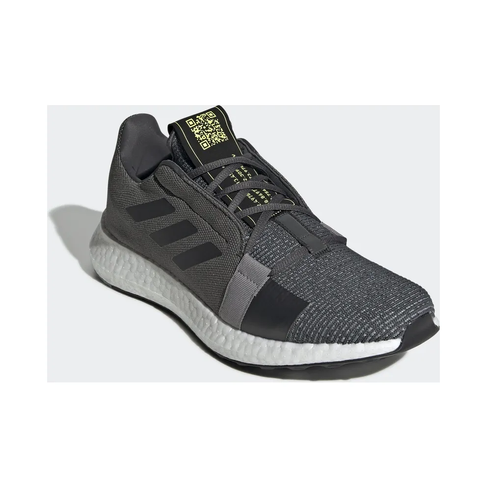 adidas Senseboost Go Grey Six Core Black Grey Six/Core Black/Solar Yellow (EF1581)