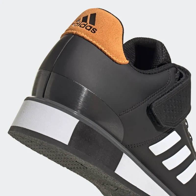 Adidas Power Perfect 3 Weightlifting Core Black / Cloud White / Solar Gold (FU8154)