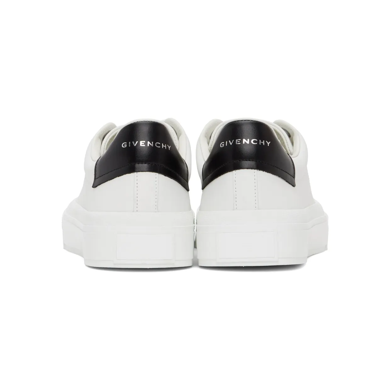 Givenchy White & Navy City Sneakers (BH005VH118) (4)