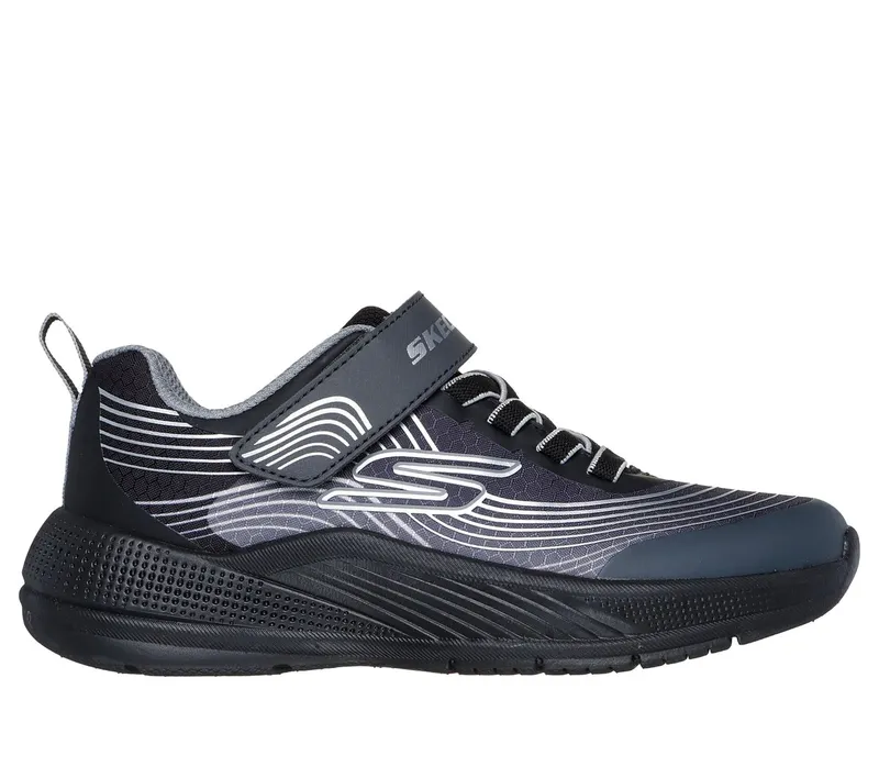 Skechers Microspec Advance Sneaker Black/Silver