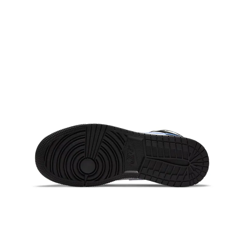 Jordan 1 Mid Black Racer Blue White (GS) Black/Racer Blue-White (554725-084)