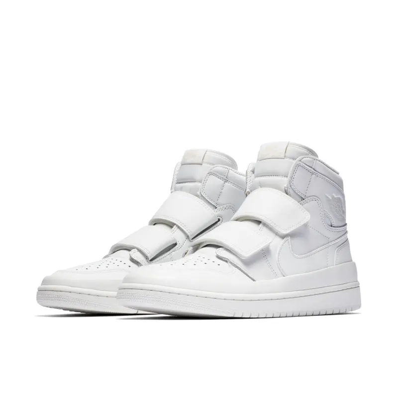 Jordan 1 Retro High Double Strap Summit White Summit White/Light Cream-Summit White (AQ7924-100)