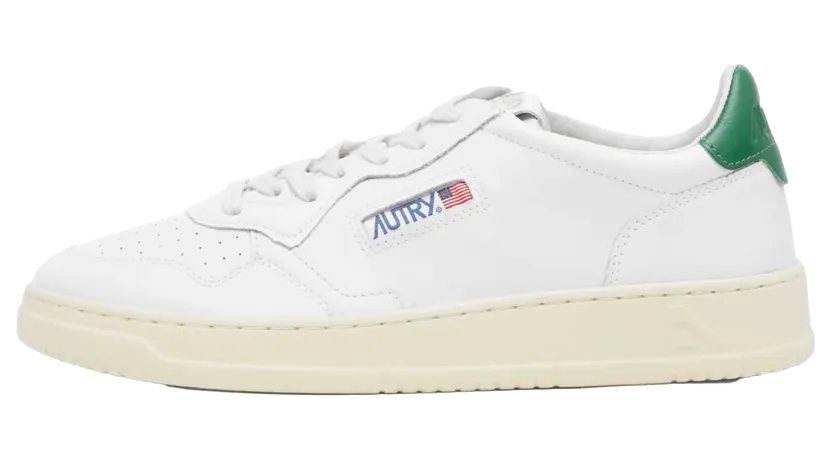 Autry Medalist Low White / Green (AULMLL20)