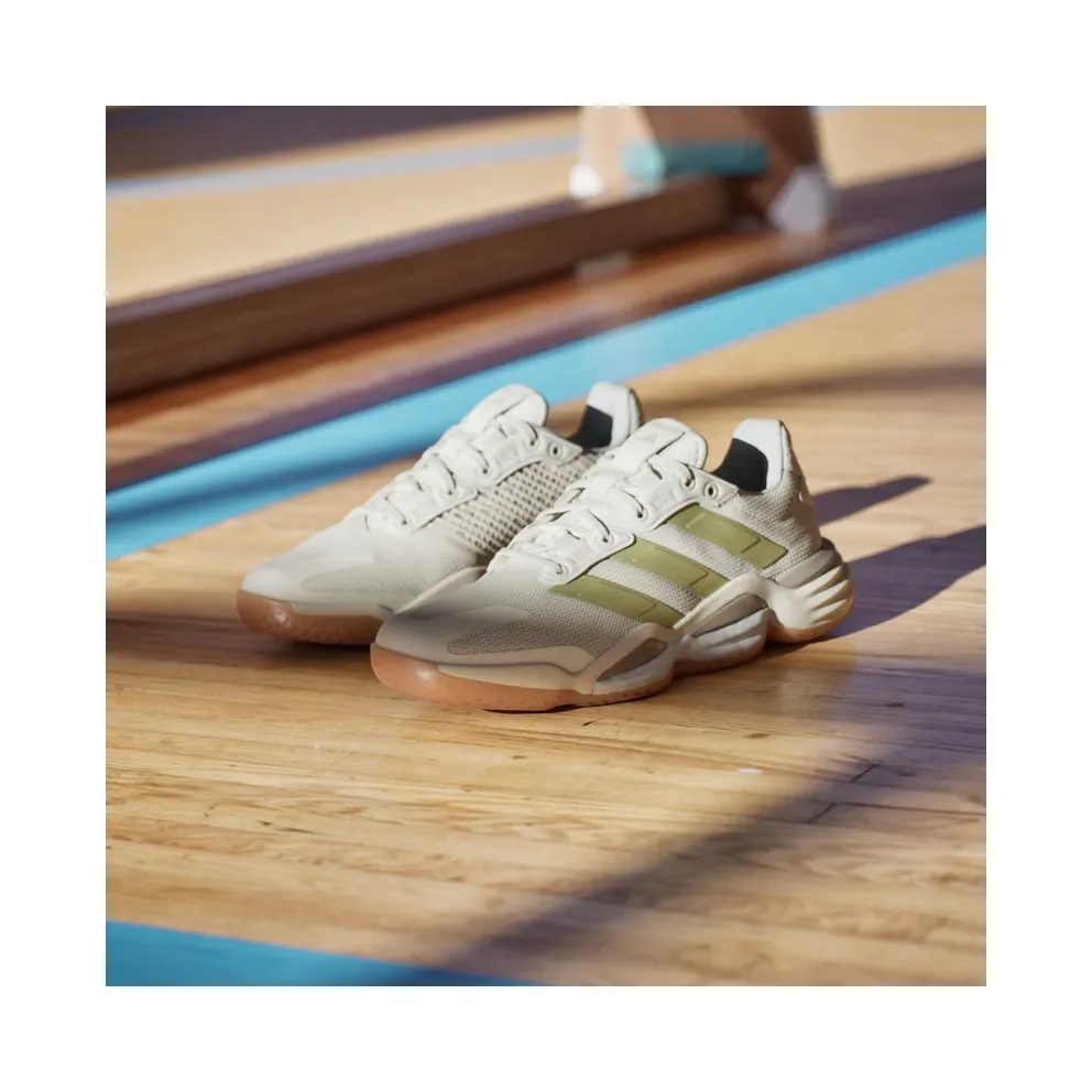 Adidas Stabil 16 Indoor Off White / Gold Metallic / Crystal Sand (JP9764)