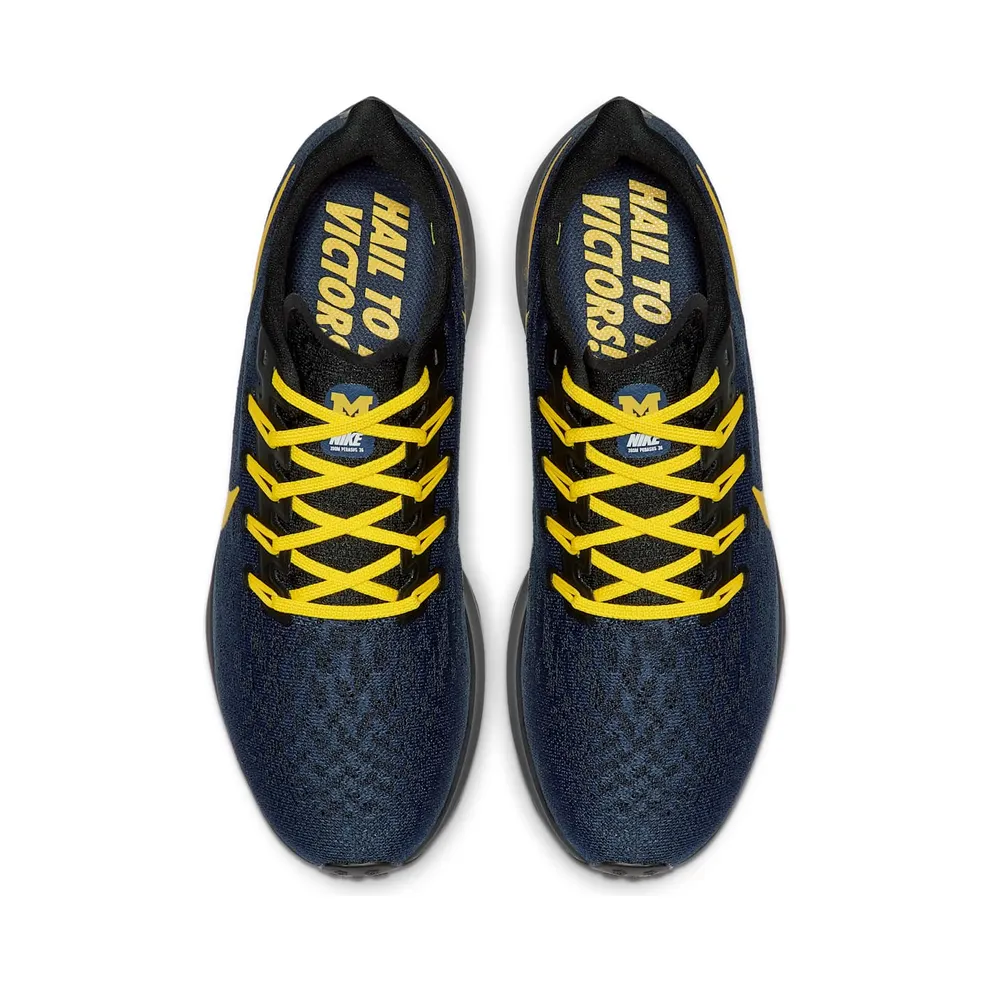 Nike Air Zoom Pegasus 36 Michigan College Navy/Black-University Gold (CI2072-400)