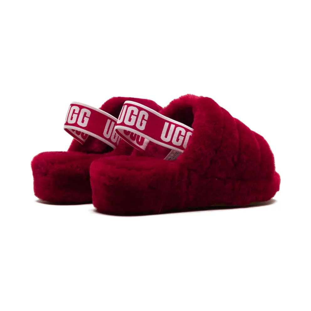 Ugg Fluff Yeah Slide “Red” (1095119-RBRD)
