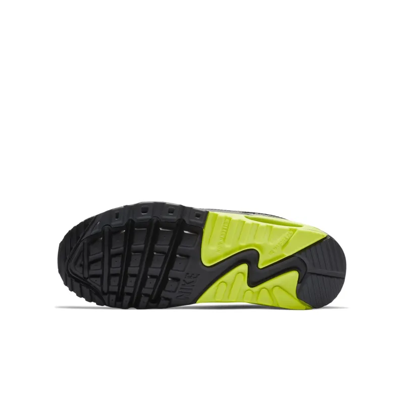 Nike Air Max 90 Dark Grey Volt Black (GS) Dark Grey/Volt-Black-Light Bone (833412-023)