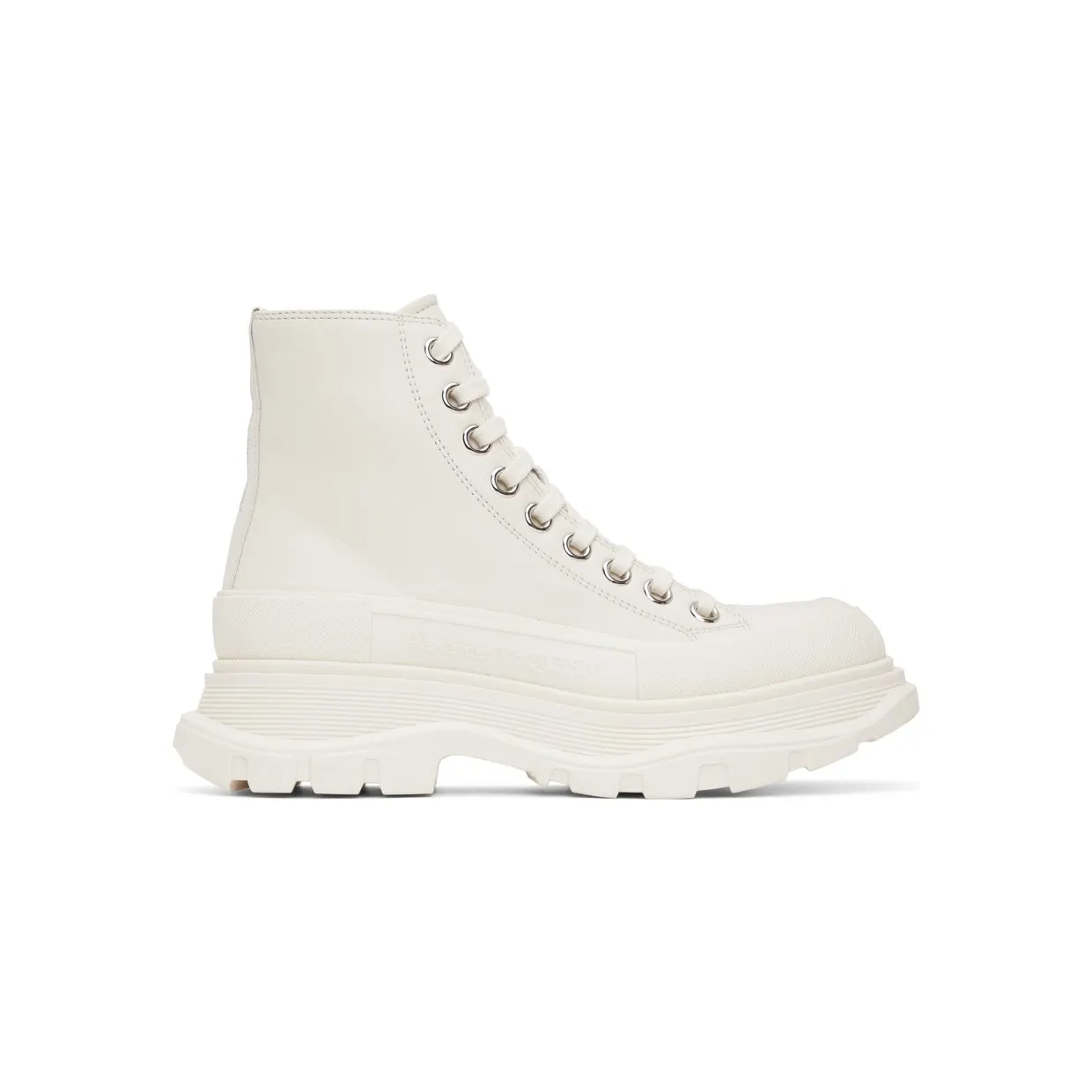 Alexander McQueen Off-White Tread Slick 7906 Hawthorn/Silver (702041WHZ62)