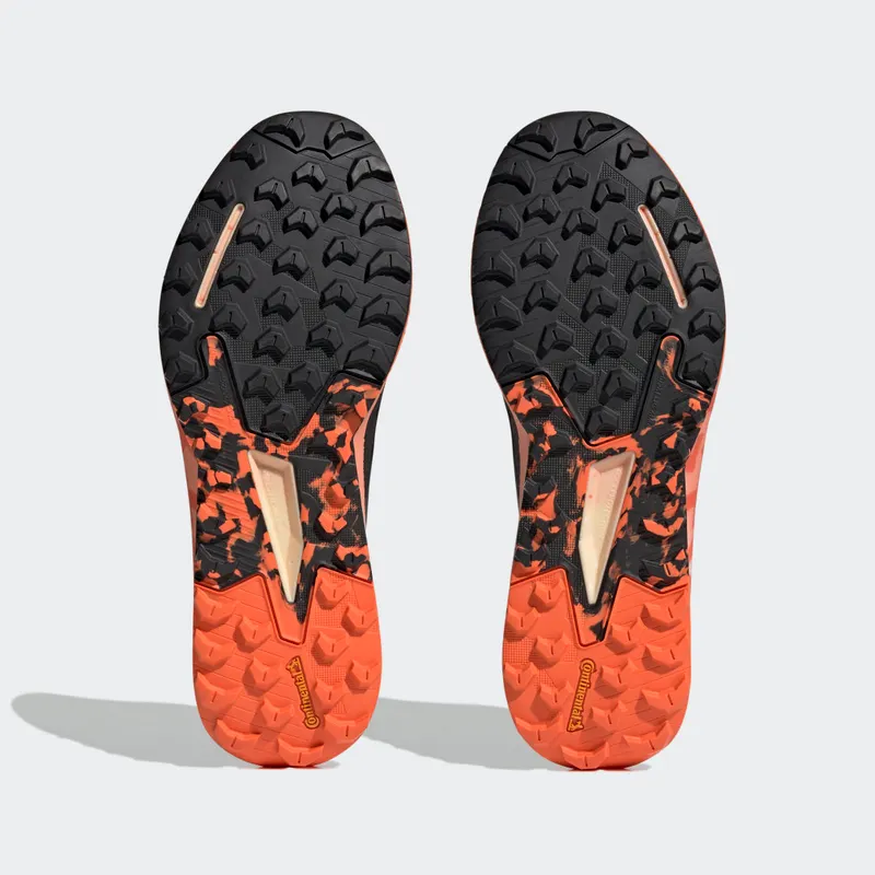 adidas Terrex Agravic Flow GORE-TEX Trail Running 2.0 Core Black / Core Black / Impact Orange (HR1110)