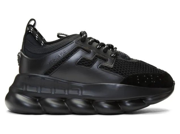 Versace Black Chain Reaction Sneakers (DSU7071E D7CTG)