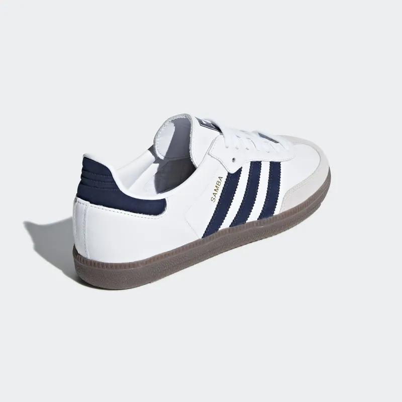 adidas Samba OG Cloud White Collegiate Navy Cloud White/Collegiate Navy/Crystal White (B75681)