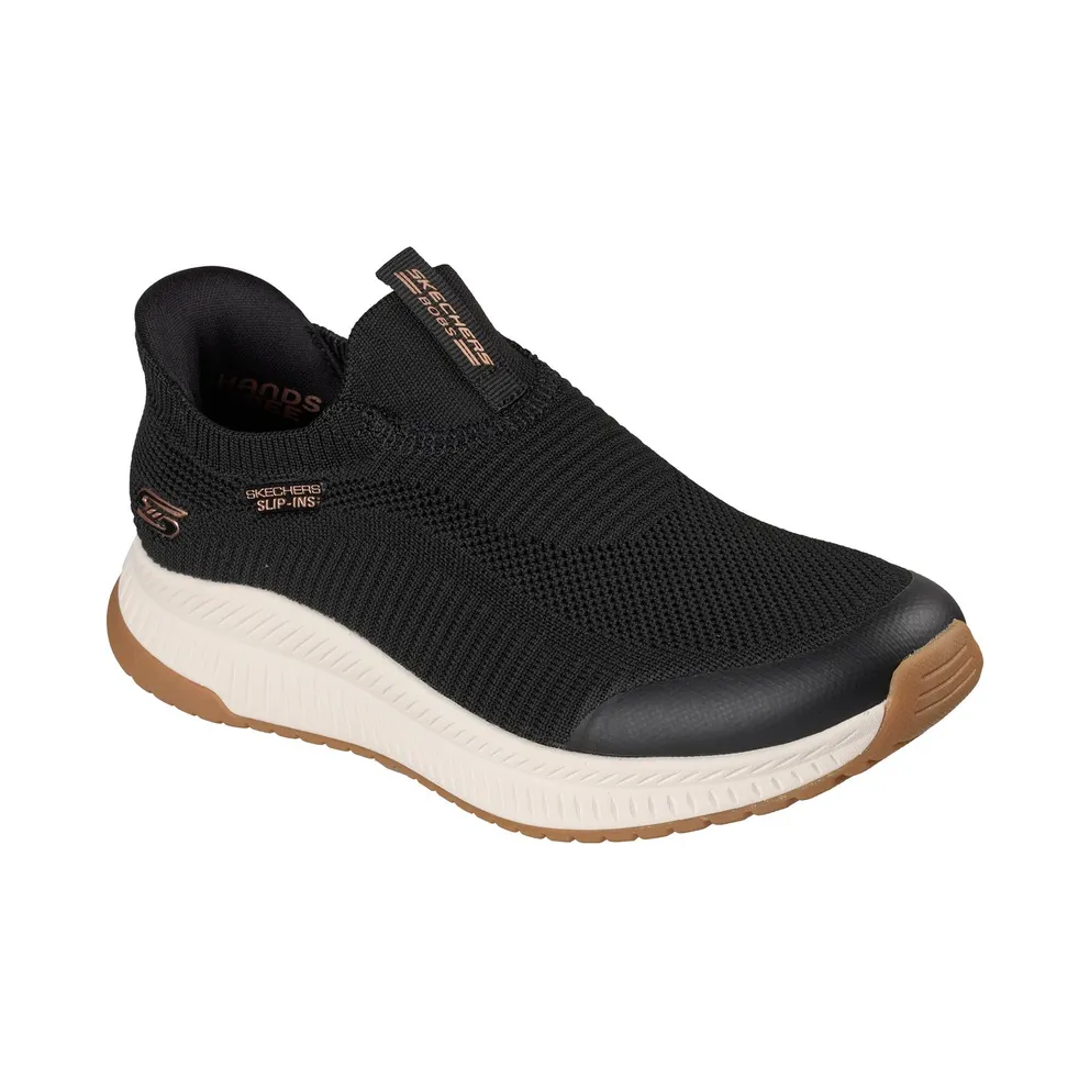 Skechers Slip-ins: Bobs Sport Squad 4 “Lead Look Sneaker Black” (117745BLK)