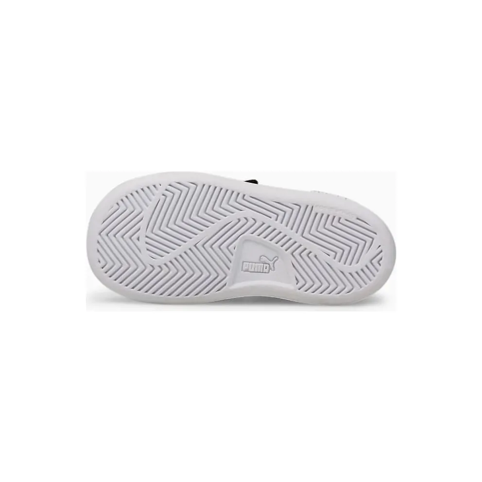 Puma Smash v2 Lil V Babys’ White/Black (380905-02)